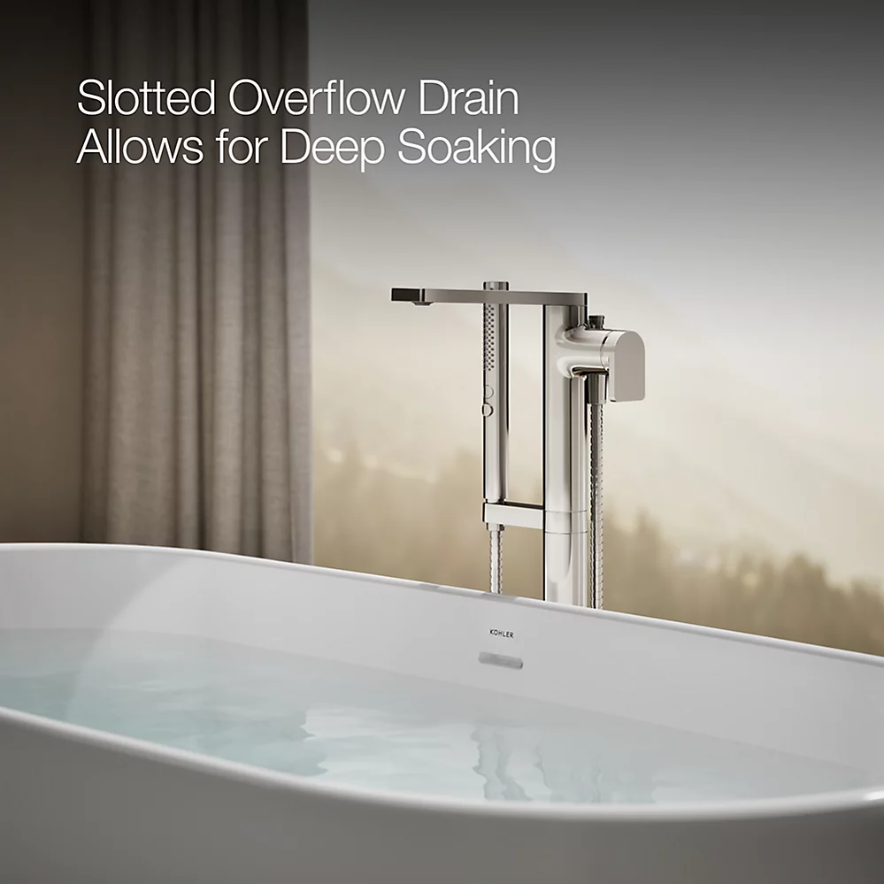 Kohler 8336-0 Ceric Freestanding Bath 66X32