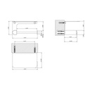 Gessi 59449 Rilievo Wall Mounted Tissue Holder With Cover Chrome 2