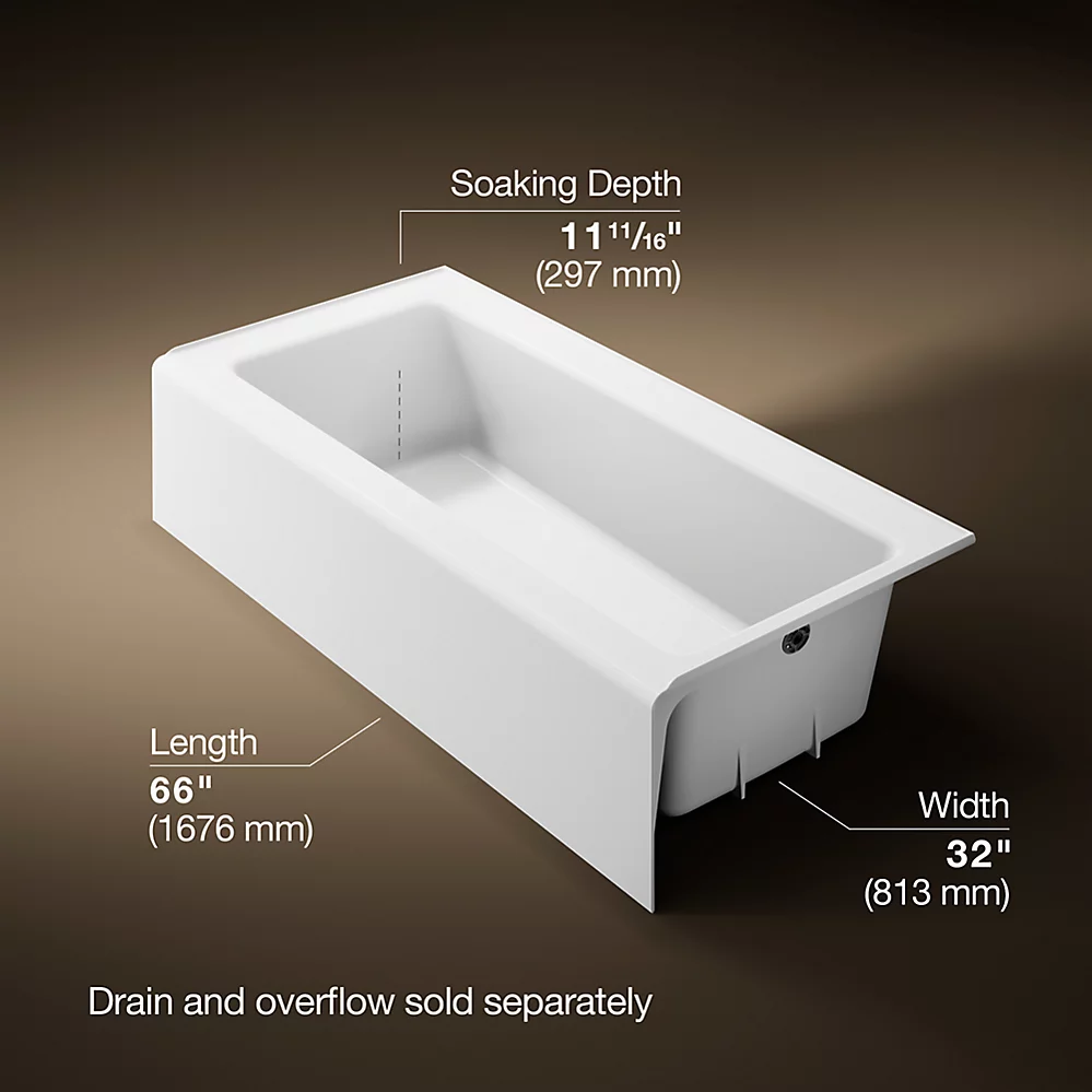 Kohler 848-0 Bellwether 66X32X16.5, Rh, Bath