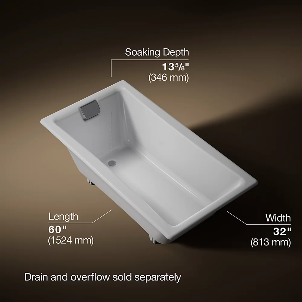 Kohler 850-95 Tea-For-Two 5' Bath