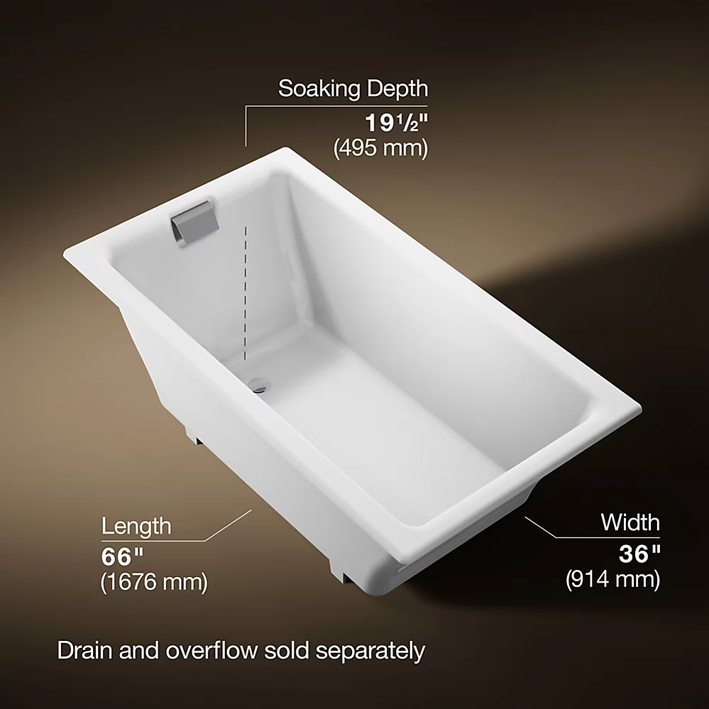 Kohler 855-0 Tea-For-Two 5.5' Bath, Drop-In