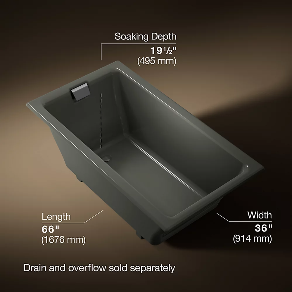 Kohler 855-58 Tea-For-Two 5.5' Bath, Drop-In