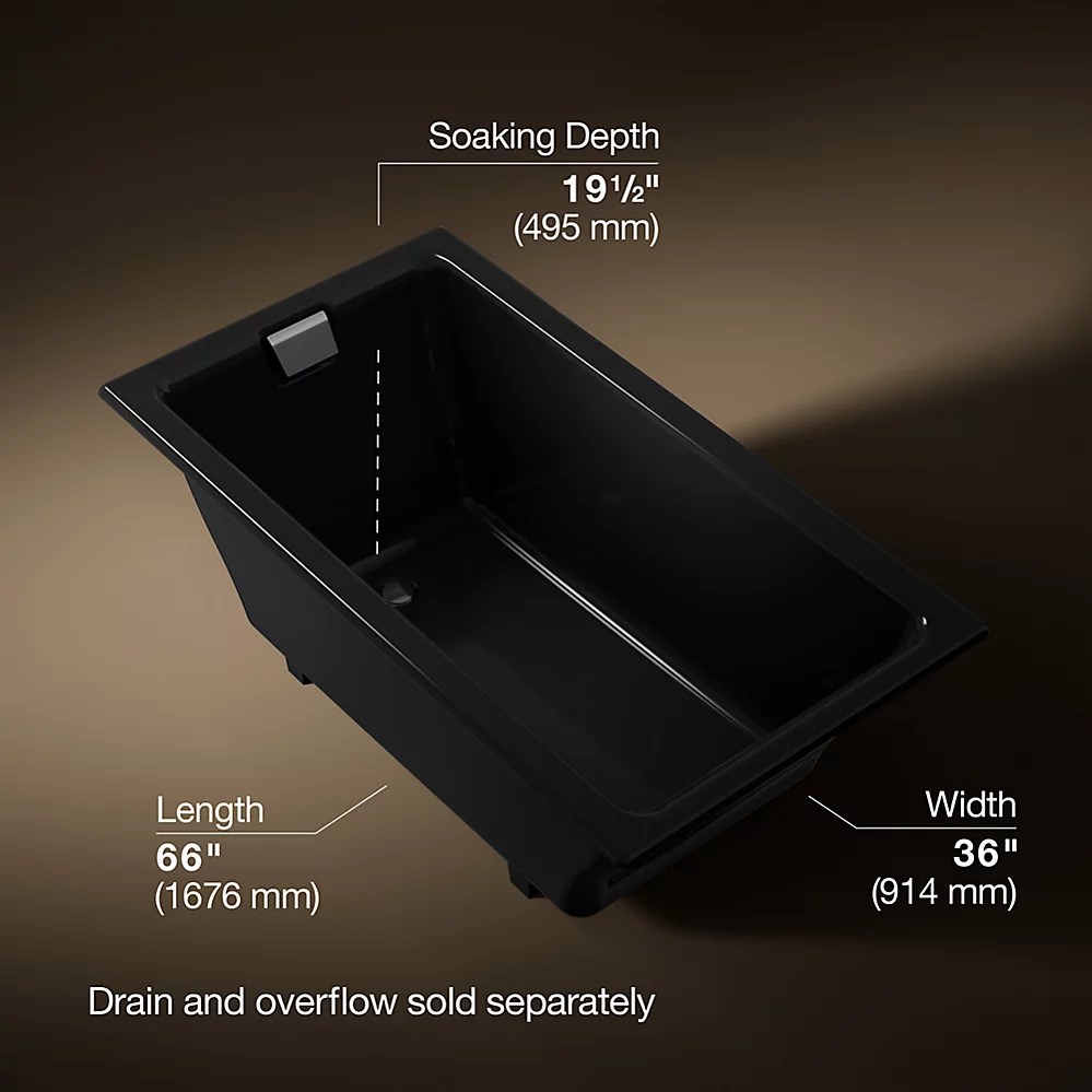 Kohler 855-7 Tea-For-Two 5.5' Bath, Drop-In