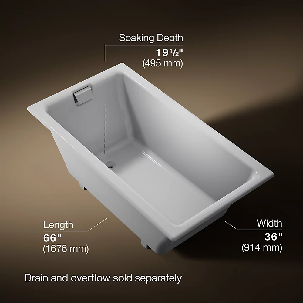 Kohler 855-95 Tea-For-Two 5.5' Bath, Drop-In