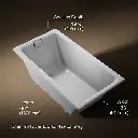 Kohler 855-95 Tea-For-Two 5.5' Bath, Drop-In