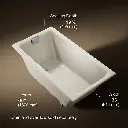 Kohler 855-96 Tea-For-Two 5.5' Bath, Drop-In