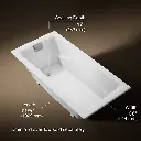 Kohler 863-0 Tea-For-Two 6' Bath