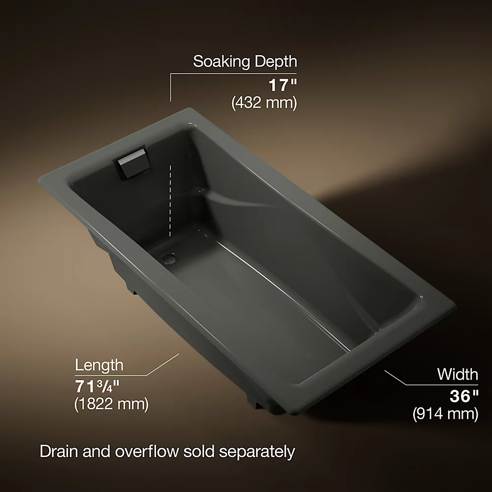 Kohler 863-58 Tea-For-Two 6' Bath