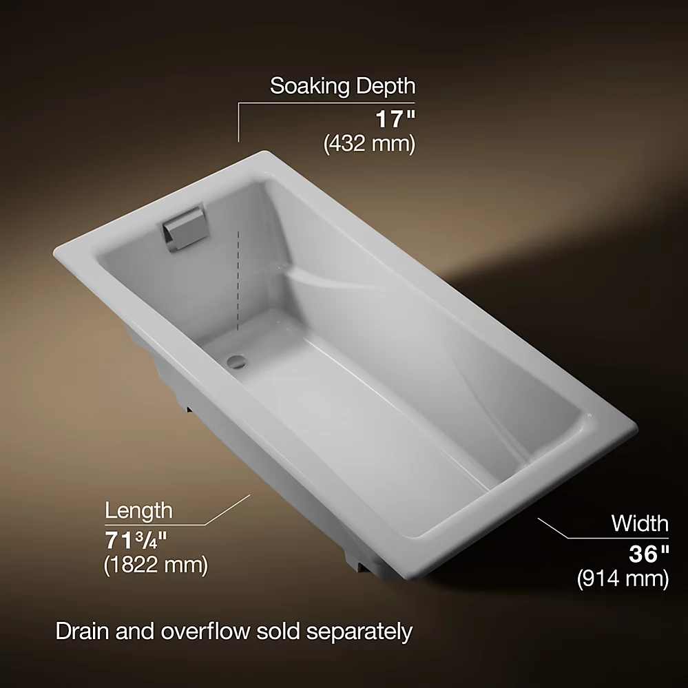Kohler 863-95 Tea-For-Two 6' Bath