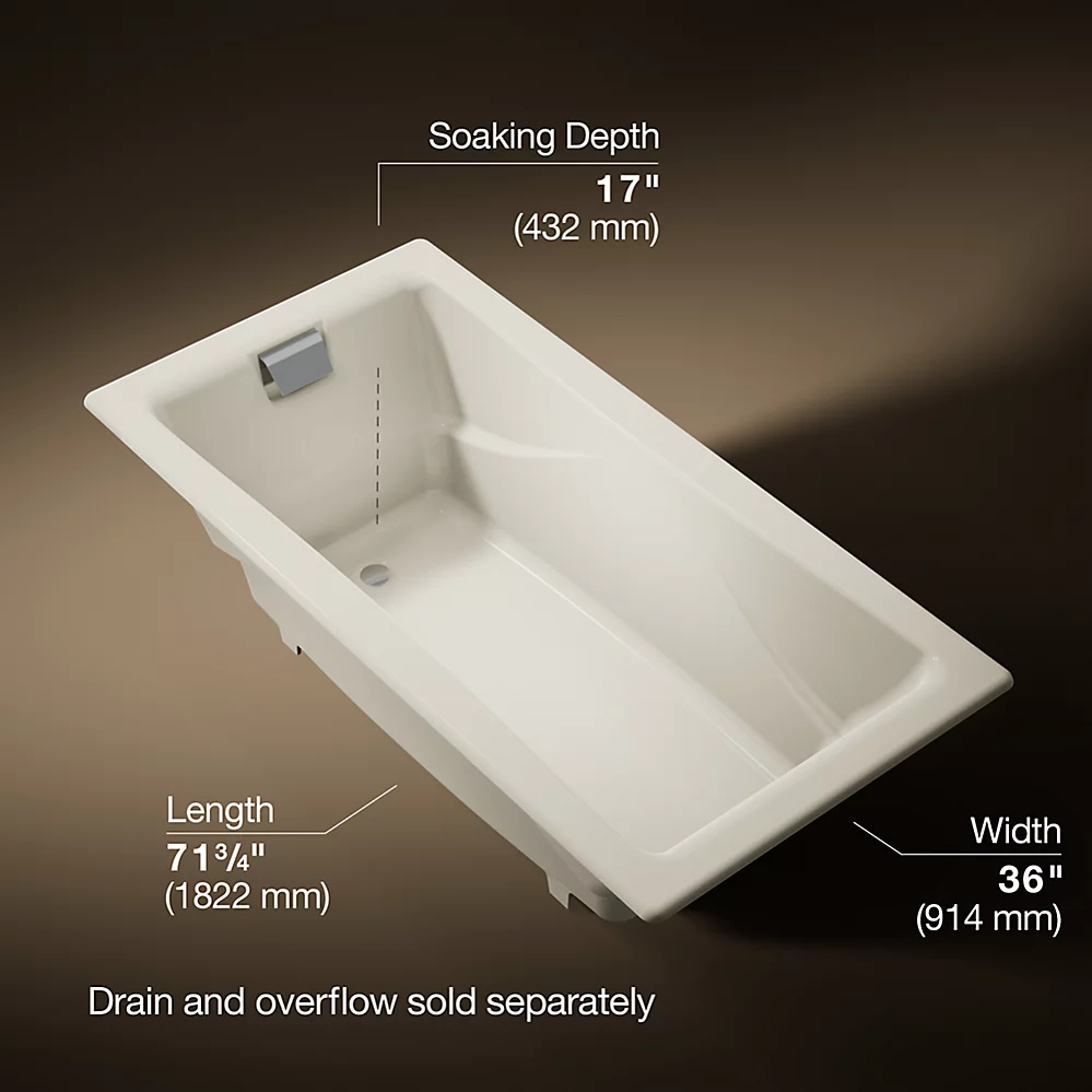 Kohler 863-96 Tea-For-Two 6' Bath