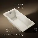Kohler 863-96 Tea-For-Two 6' Bath