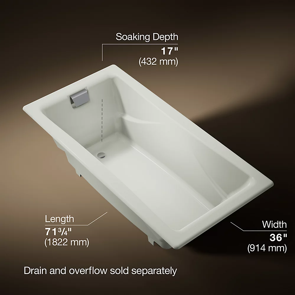 Kohler 863-NY Tea-For-Two 6' Bath