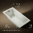 Kohler 863-NY Tea-For-Two 6' Bath