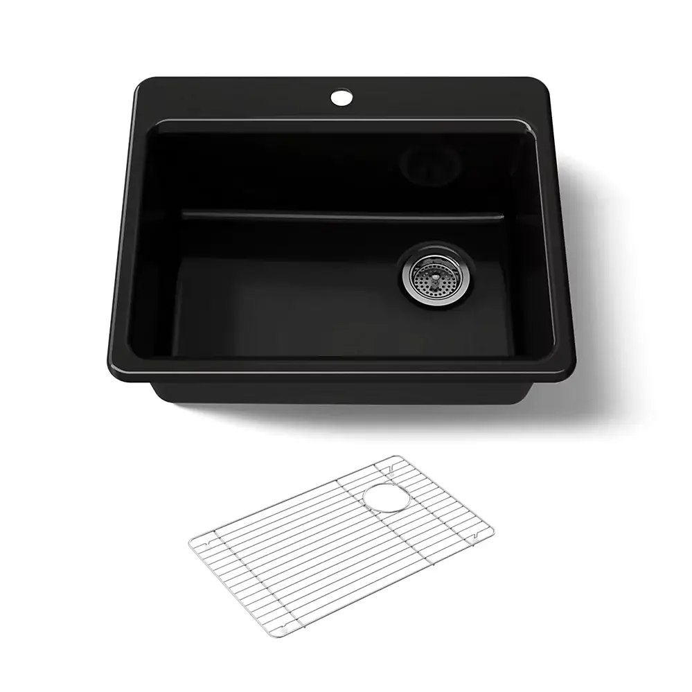 Kohler 8668-1A1-7 Riverby Single Basin Top Mount Sink