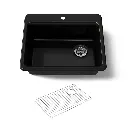 Kohler 8668-1A1-7 Riverby Single Basin Top Mount Sink