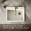 Kohler 8668-1A1-96 Riverby Single Basin Top Mount Sink
