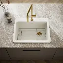 Kohler 8668-3A1-96 Riverby Single Basin Top Mount Sink