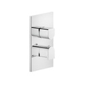 Gessi 59134 Rilievo Thermostatic Single Volume Control Trim Chrome 1