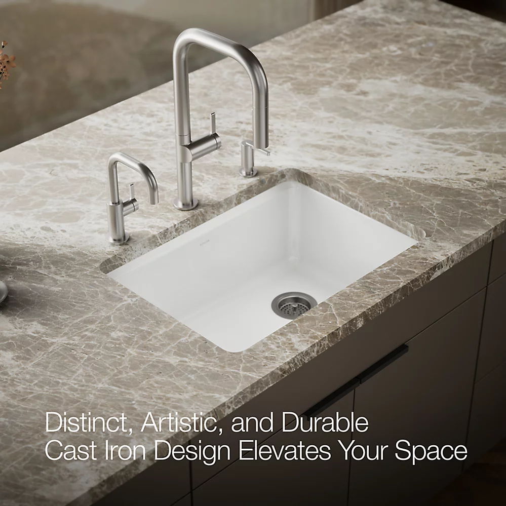 Kohler 8668-5UA2-0 Riverby Single Basin Undermount Sink