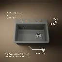 Kohler 8668-5UA2-58 Riverby Single Basin Undermount Sink