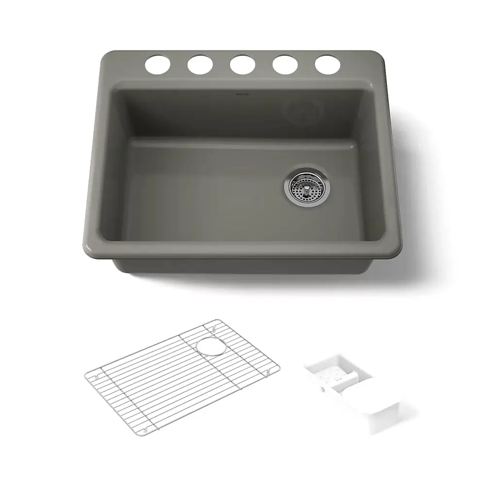Kohler 8668-5UA2-58 Riverby Single Basin Undermount Sink