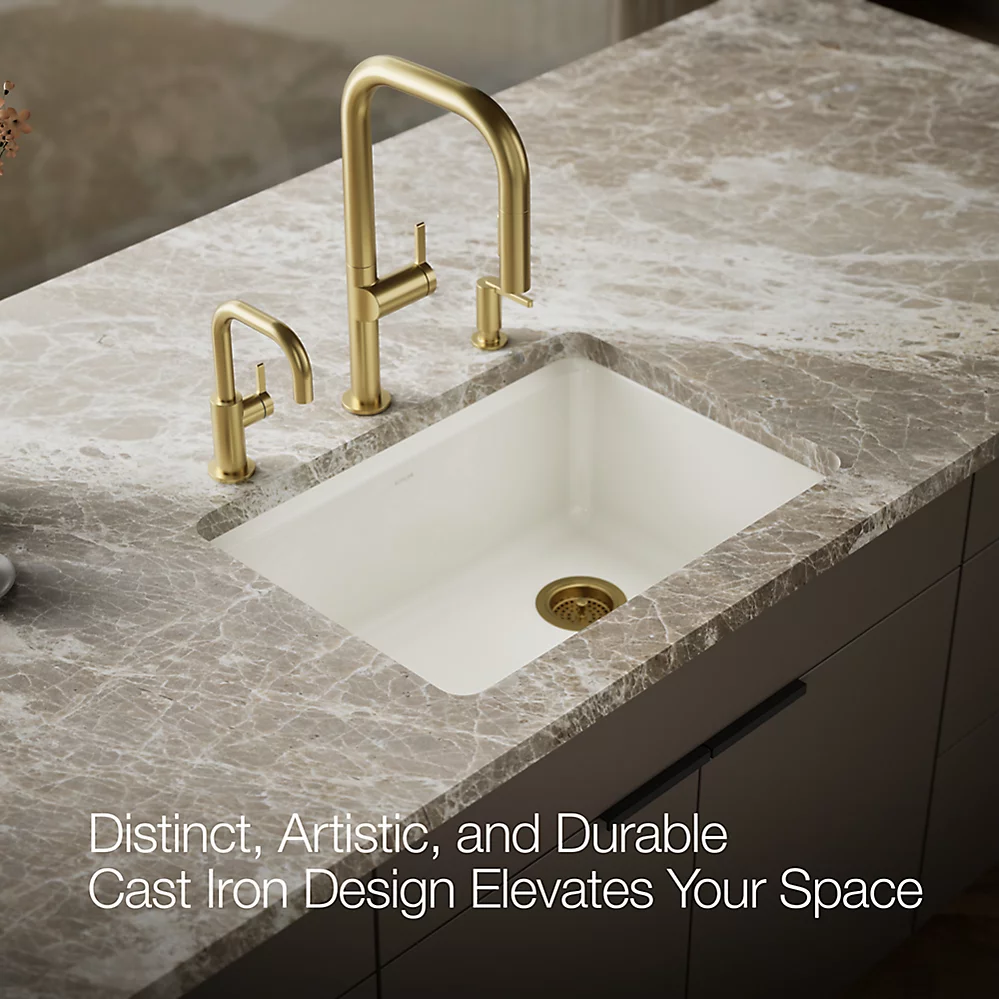 Kohler 8668-5UA2-96 Riverby Single Basin Undermount Sink