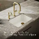 Kohler 8668-5UA2-96 Riverby Single Basin Undermount Sink
