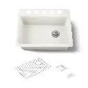 Kohler 8668-5UA2-96 Riverby Single Basin Undermount Sink