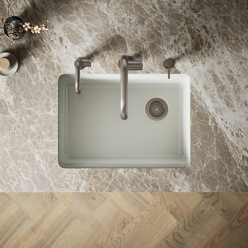 Kohler 8668-5UA2-FF Riverby Single Basin Undermount Sink