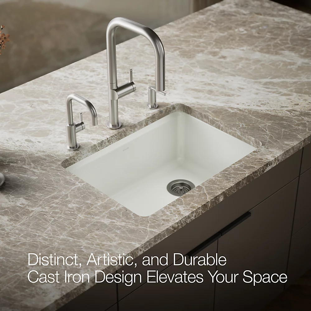 Kohler 8668-5UA2-NY Riverby Single Basin Undermount Sink