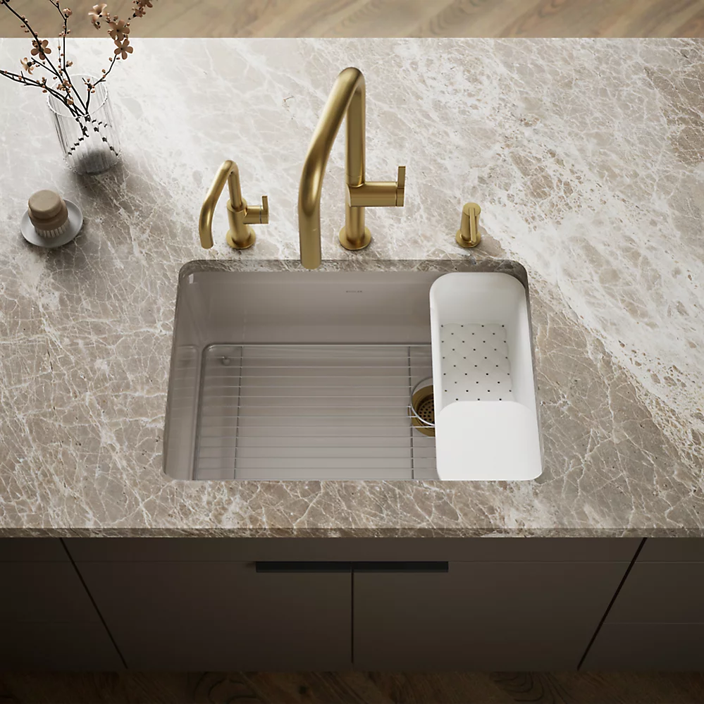 Kohler 8668-5UA2-TRF Riverby Single Basin Undermount Sink