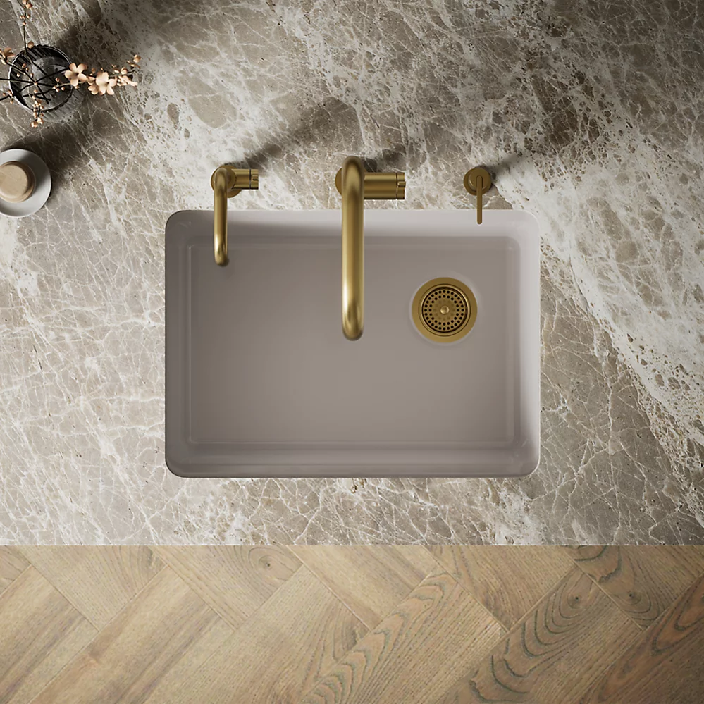 Kohler 8668-5UA2-TRF Riverby Single Basin Undermount Sink