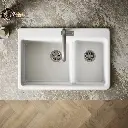 Kohler 8669-1A1-0 Riverby Offset Top Mount Sink