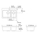 Kohler 8669-1A1-0 Riverby Offset Top Mount Sink