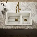 Kohler 8669-1A1-96 Riverby Offset Top Mount Sink