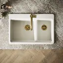 Kohler 8669-1A1-96 Riverby Offset Top Mount Sink