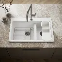 Kohler 8669-1A2-0 Riverby Offset Top Mount Sink