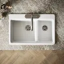 Kohler 8669-3A1-0 Riverby Offset Top Mount Sink