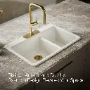 Kohler 8669-3A1-96 Riverby Offset Top Mount Sink