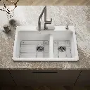 Kohler 8669-4A1-0 Riverby Offset Top Mount Sink