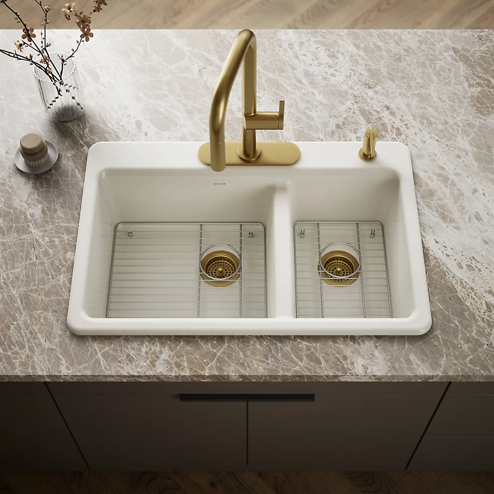 Kohler 8669-4A1-96 Riverby Offset Top Mount Sink