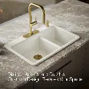 Kohler 8669-4A1-96 Riverby Offset Top Mount Sink