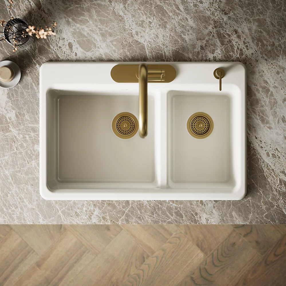 Kohler 8669-4A1-96 Riverby Offset Top Mount Sink