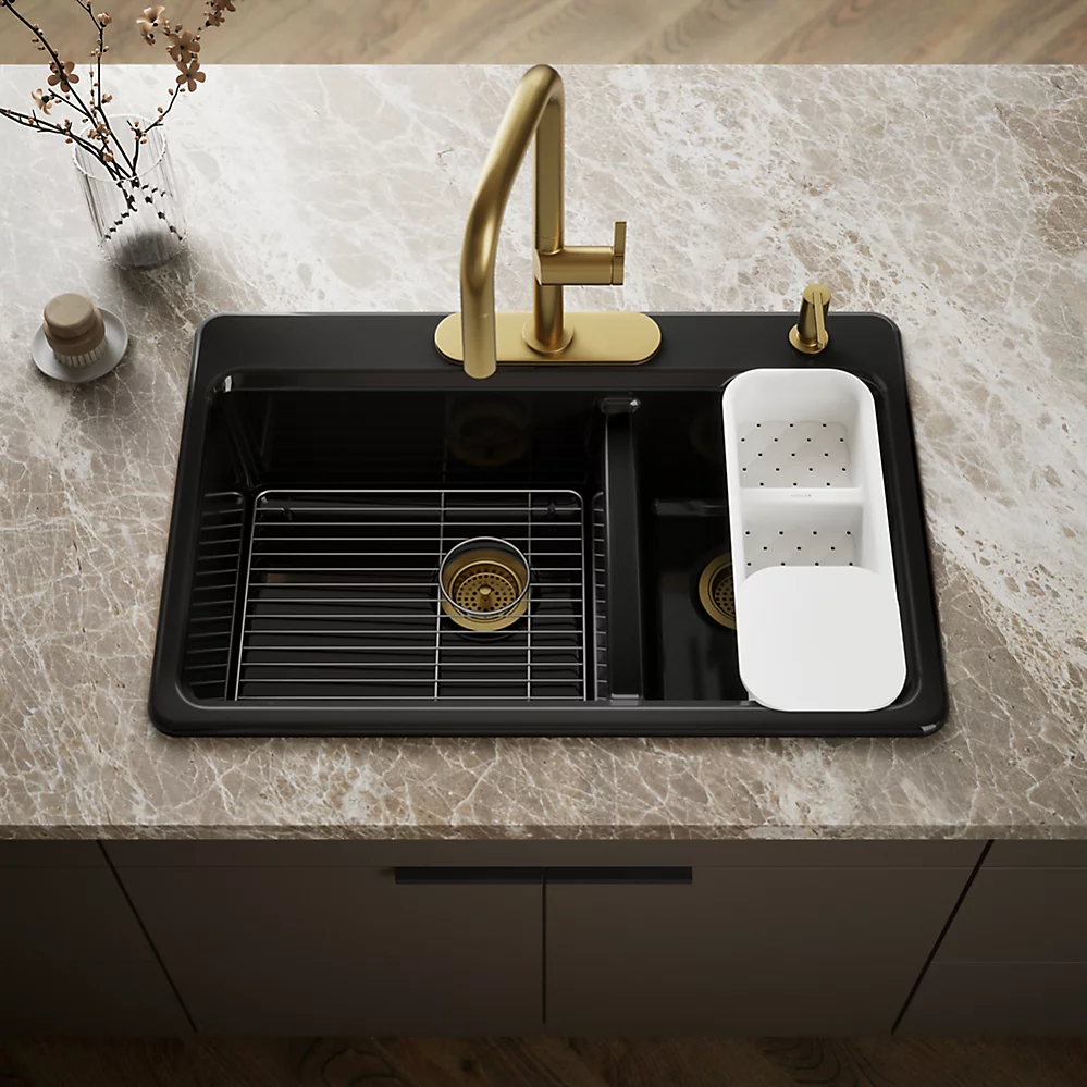 Kohler 8669-4A2-7 Riverby Offset Top Mount Sink