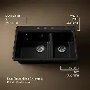 Kohler 8669-4A2-7 Riverby Offset Top Mount Sink
