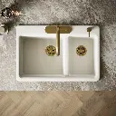 Kohler 8669-4A2-96 Riverby Offset Top Mount Sink