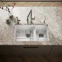 Kohler 8669-5UA1-0 Riverby Offset Undermount Sink