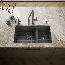 Kohler 8669-5UA1-58 Riverby Offset Undermount Sink