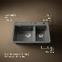 Kohler 8669-5UA1-58 Riverby Offset Undermount Sink