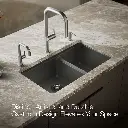 Kohler 8669-5UA1-58 Riverby Offset Undermount Sink
